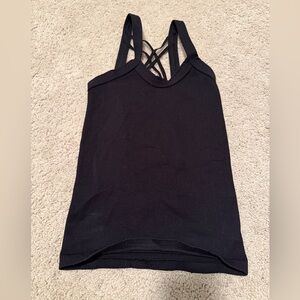 Free People Movement Black Strappy Top